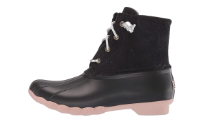 Sperry SALTATER CORDUROY “BLACK/ROSE” (STS85323)