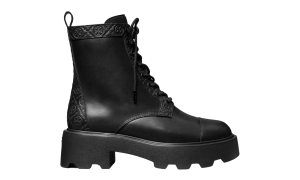 Tory Burch T Monogram Lug Ankle Boot 65MM “PERFECT BLACK” (178112-006)