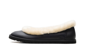 Ugg Zora Leather Ballet Flat Womens “Black” (1178450-BLK)