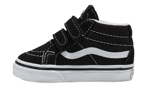 Vans Baby Black & White Sk8-Mid Reissue V Sneakers (VN00018W6BT1)