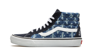 Vans Supreme x Sk8-Hi ‘Blue Hole Punch Denim’ (VN0A38Z32DD)