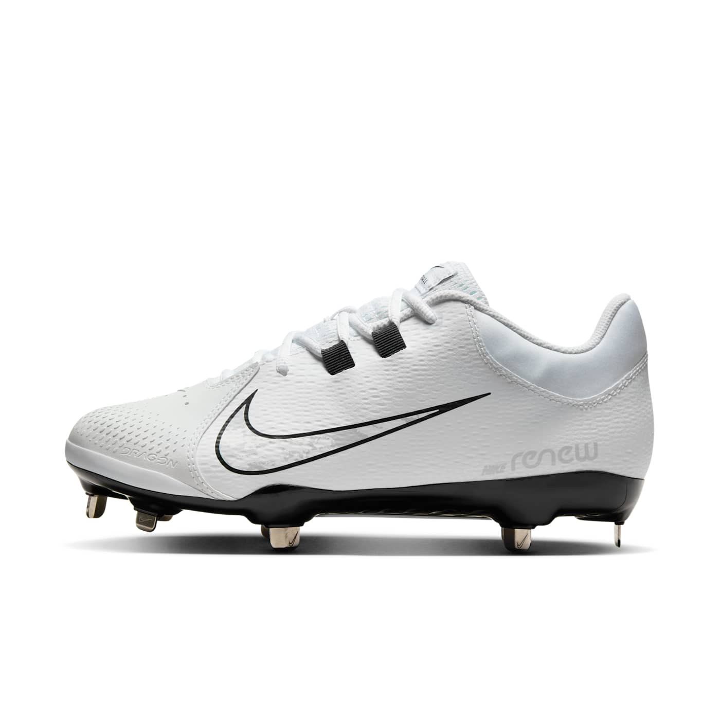 Nike Hyperdiamond 4 Pro White Black Wolf Grey (FZ0922-101)