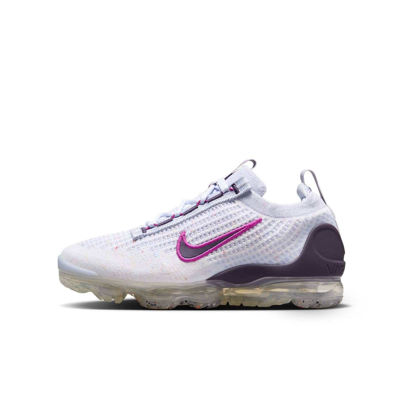 Nike Air VaporMax 2021 FK White Football Grey Hot Fuchsia Dark Raisin (DB1550-107)