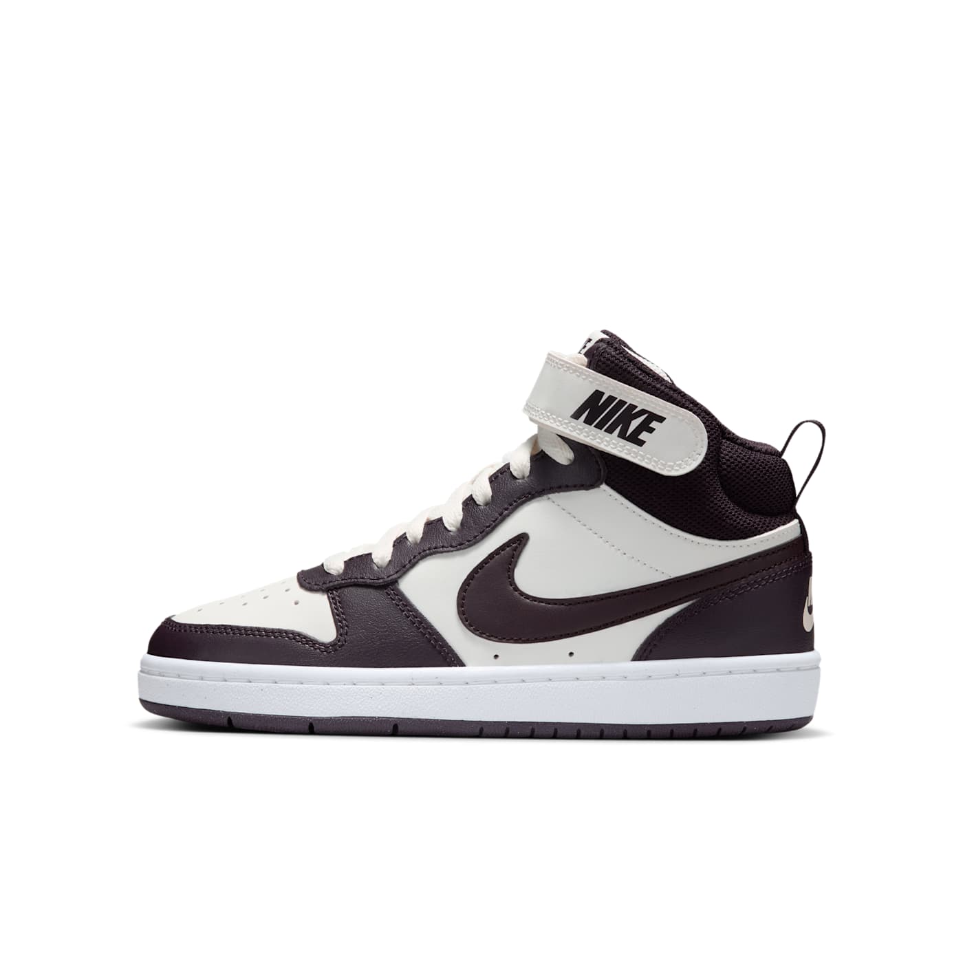 Nike Court Borough Mid 2 Sail White Burgundy Ash (CD7782-126)