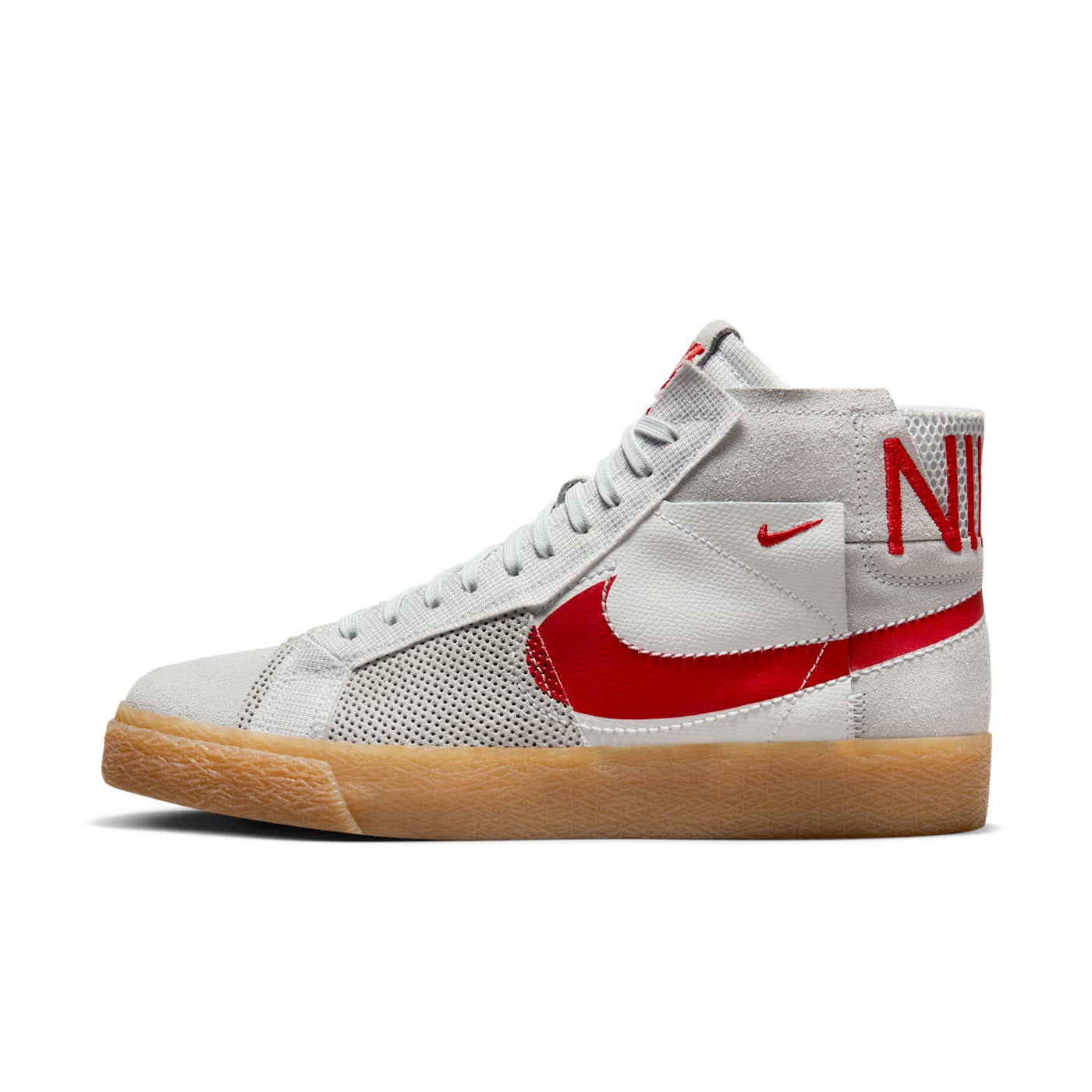 Nike SB Zoom Blazer Mid Premium Deconstructed White University Red Gum (FD5113-100)