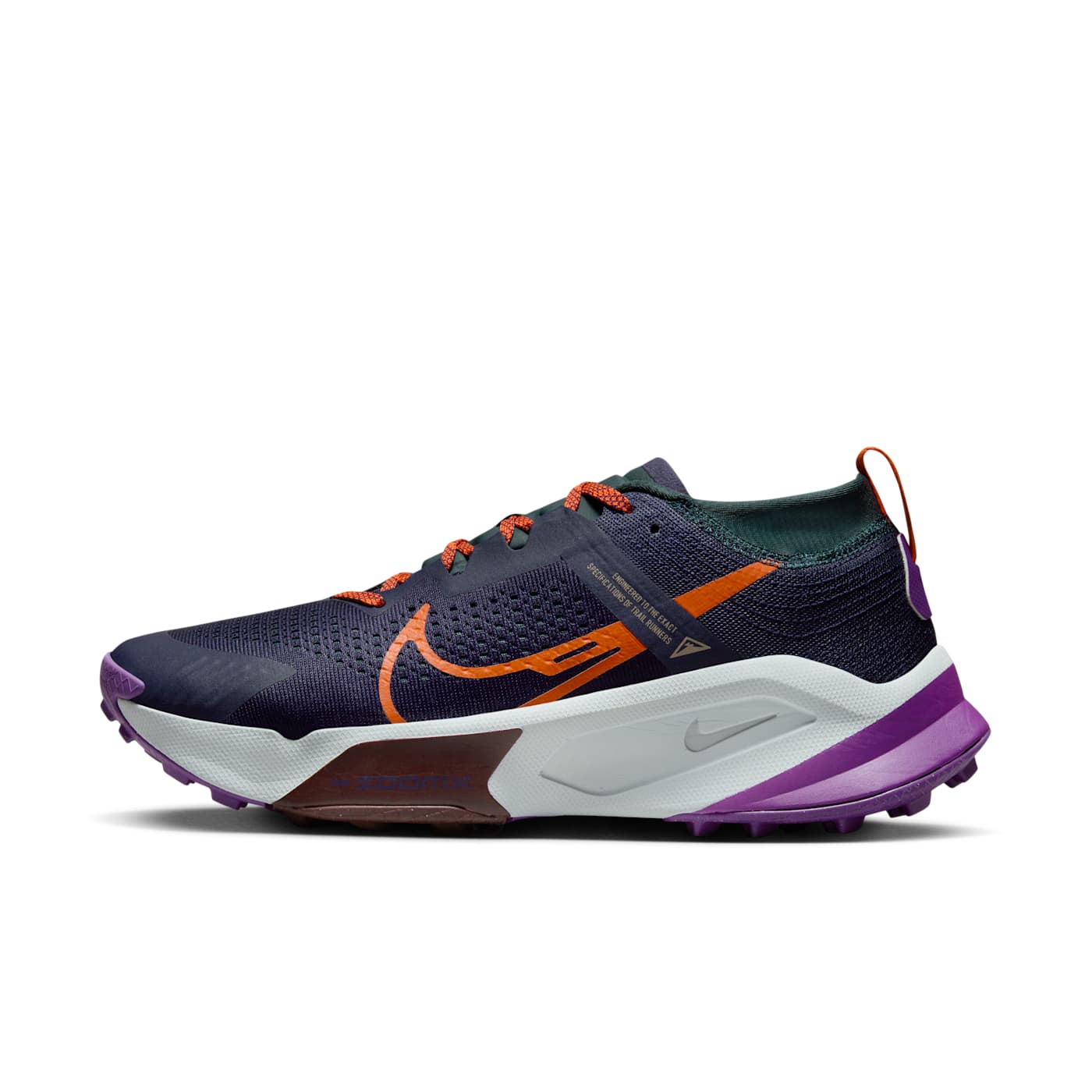 Nike ZoomX Zegama Purple Ink Deep Jungle Purple Cosmos Safety Orange (DH0623-500)