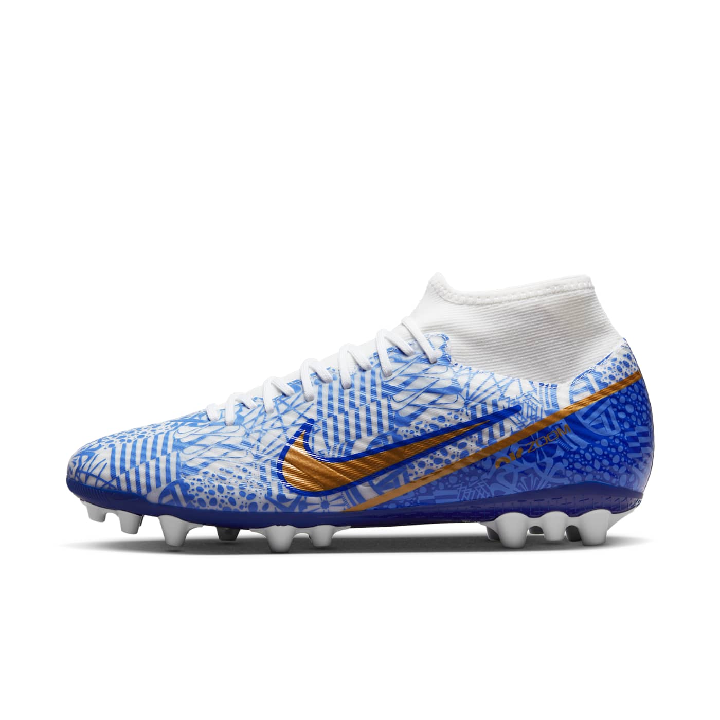 Nike Zoom Mercurial Superfly 9 Academy CR7 AG Azulejo (DV8187-182)