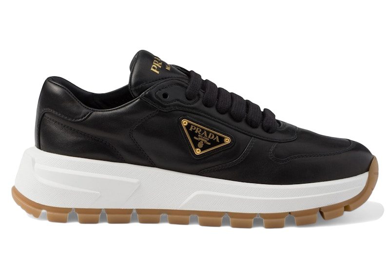 Prada PRAX 01 Leather Sneakers Black Gum (1E804M_038_F0632_F_B045)