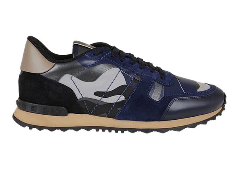 Valentino Garavani Rockrunner Camouflage Black Navy Beige (WY2S0723XVUBY0)