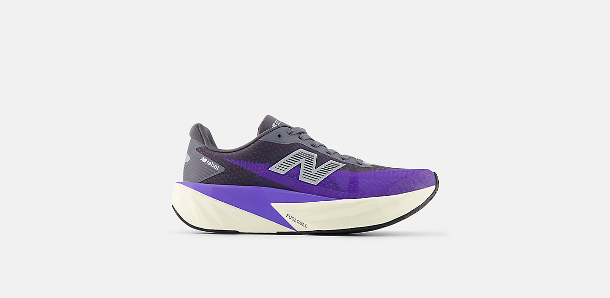 NEW BALANCE FuelCell Rebel v5 “ELECTRIC INDIGO / TRUFFLE SALT / SILVER METALLIC” (WFCX8L2)