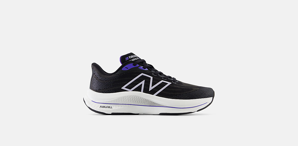 New Balance FuelCell Walker Elite Black Electric Indigo Grey Violet (WWWKELB1)