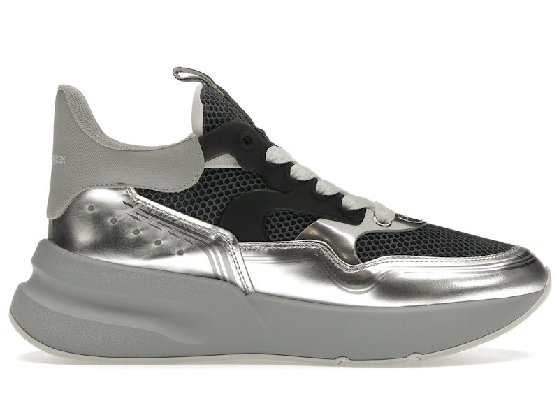 Alexander McQueen Oversized Runner Silver (662690 WHZQ1 8249)