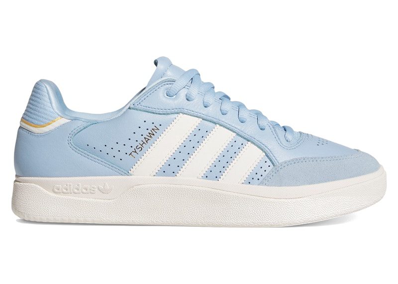 adidas Tyshawn Low Clear Sky Chalk White Gold Metallic (JH8148)