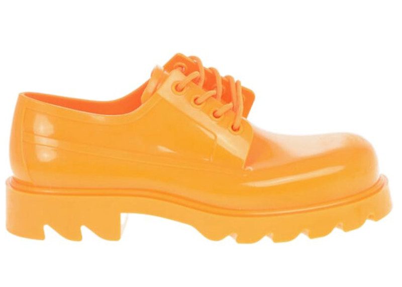 Bottega Veneta Rubber Stride Derby Shoe Tangerine (676882V1AJ07593)