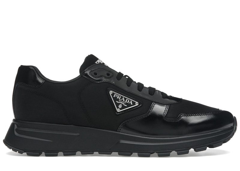 Prada PRAX 01 Sneakers Re-Nylon Brushed Leather Black (2EE369_3LF5_F0632_F_G000)