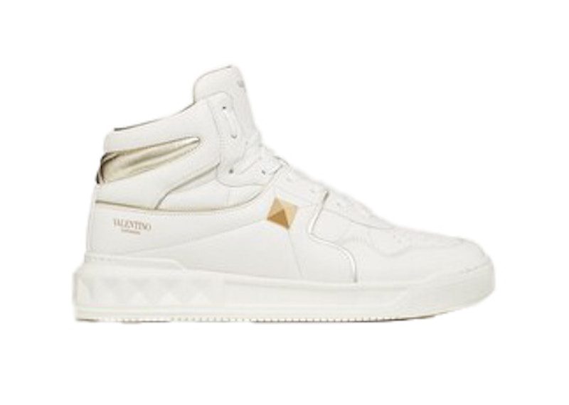 Valentino Garavani One Stud High-Top White Silver (WW2S0CX1RUSL71)