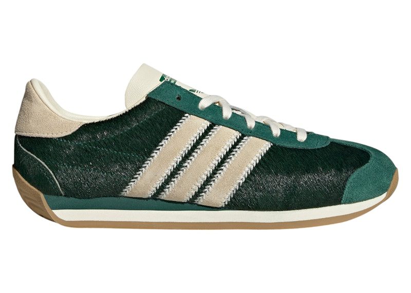adidas Country OG Collegiate Green Cream White Pony Hair (JQ0544)