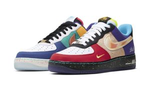 Nike Air Force 1 “What The LA”: vol details in jade