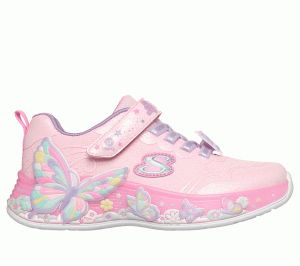 Skechers S-Lights: Butterfly Bliss Sneaker Licht Roze