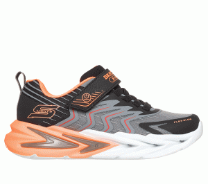 Skechers S-Lights: Flex-Glow Ultra – Prism-Pacer Sneaker Zwart/Houtskool