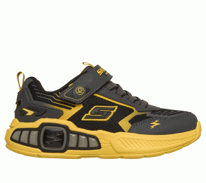 Skechers S-Lights: Light Storm 3.0 Sneaker Houtskool/Geel