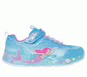 Skechers S-Lights: Mermaid Dreams Sneaker Blauw