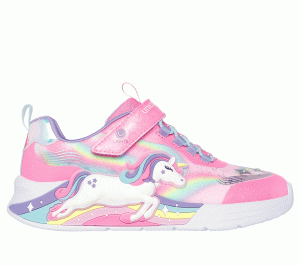 Skechers S-Lights: Unicorn Chaser Sneaker Roze