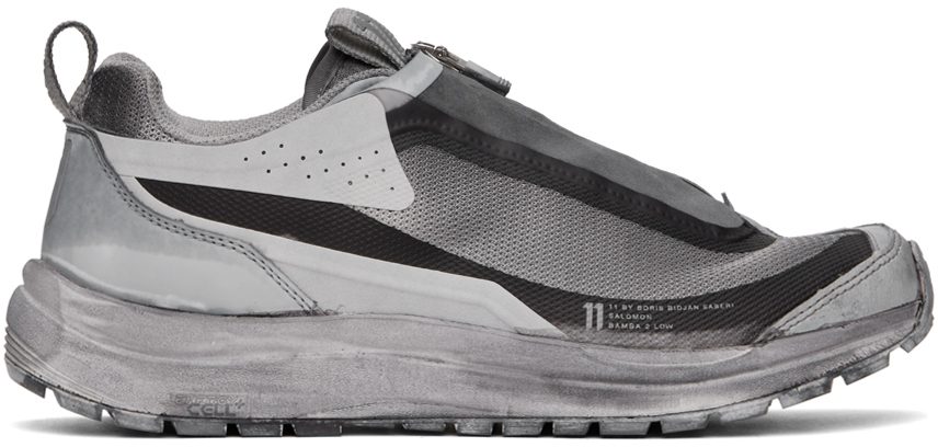 11 by Boris Bidjan Saberi Gray Salomon Edition Bamba2 Low LIGHT GREY (105 11xS)