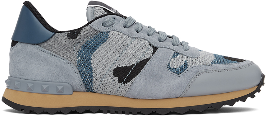 Valentino Garavani Camo Rockrunner “Blue/Grey” (VY0S0723QRK)
