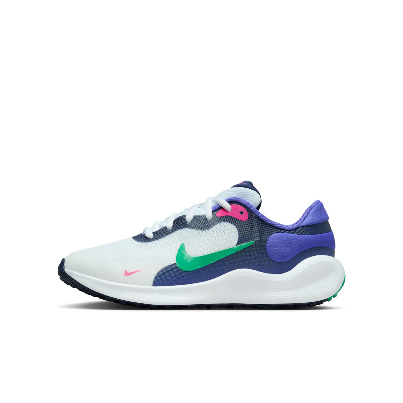 Nike Revolution 7 GS “Midnight Navy Stadium Green” (FB7689-101)