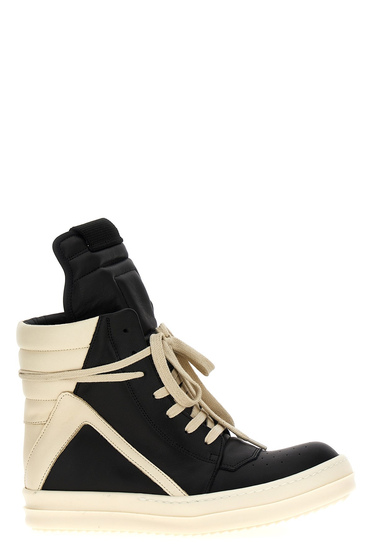 Rick Owens Geobasket “White/Black” (RP02F5894LCO911)