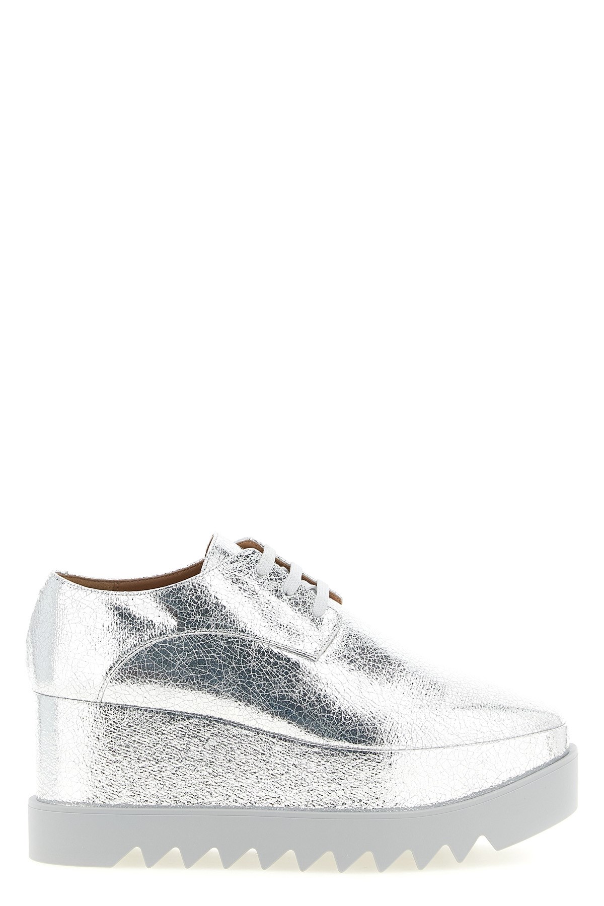 Stella McCartney Elyse Wedges “Silver” (810479E003118000)