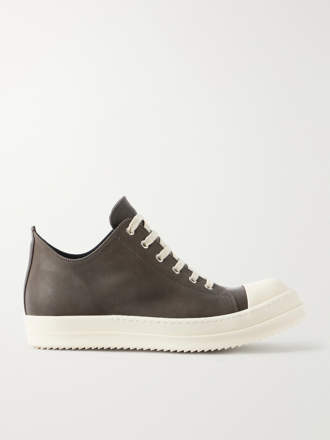Rick Owens Ramones Sneakers Leather Sneakers Brown (RR02F4891)