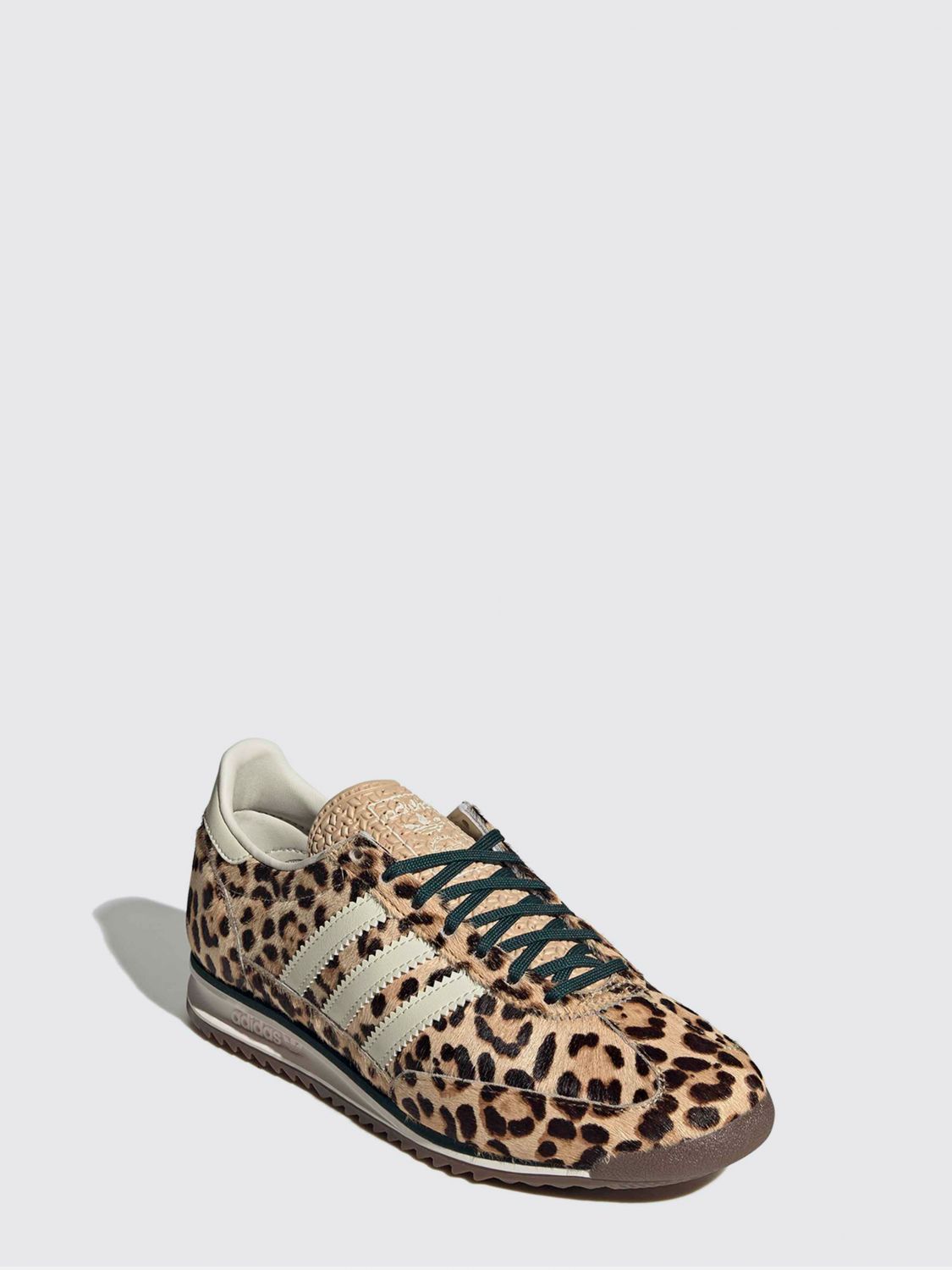 Adidas Originals SL 72 OG Animal Print Pony Hair Sneakers Brown (NKI4205)
