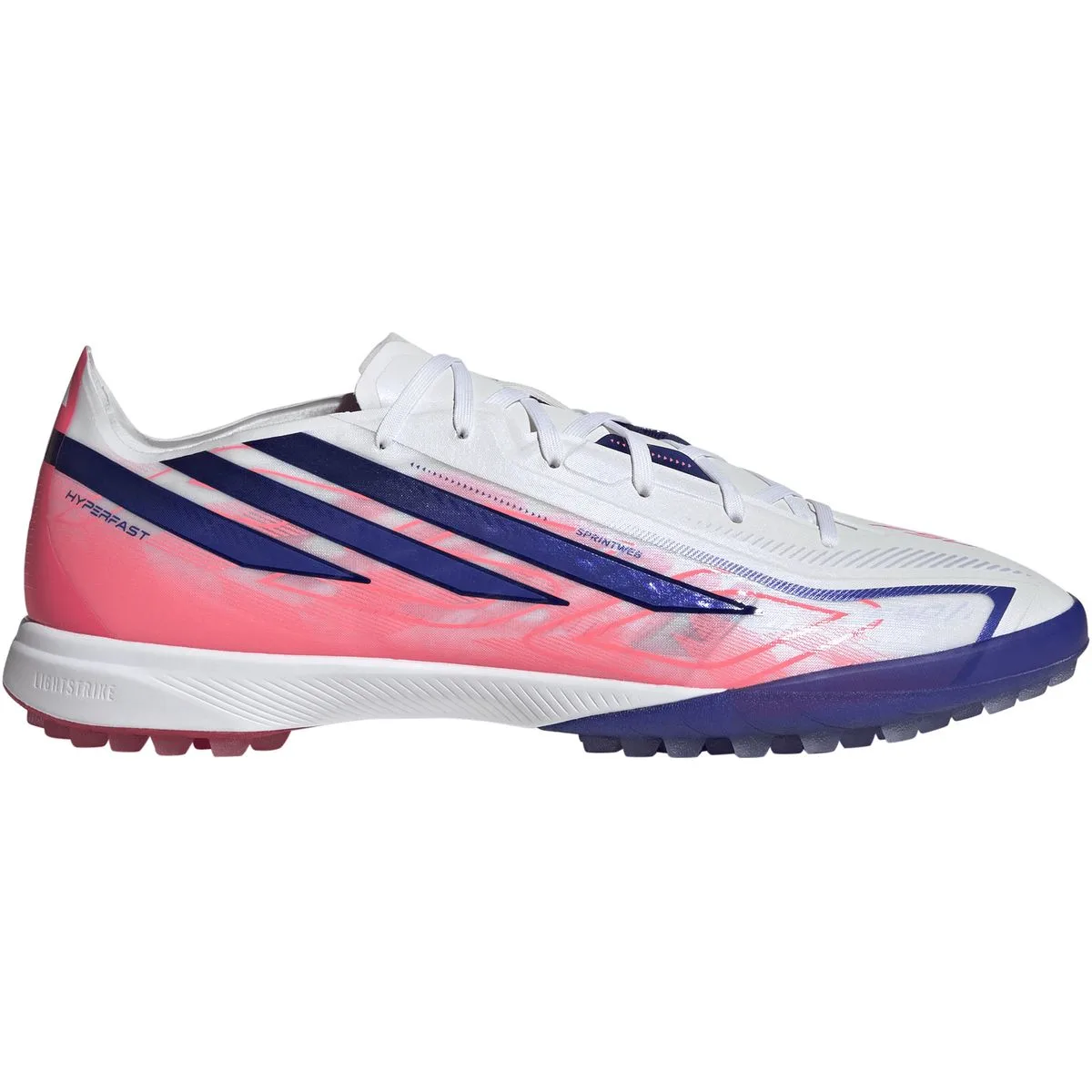 Adidas F50 Hyperfast Pro TF Multinockenschuhe, weiß, Größe 41 ⅓ (KJ6092)
