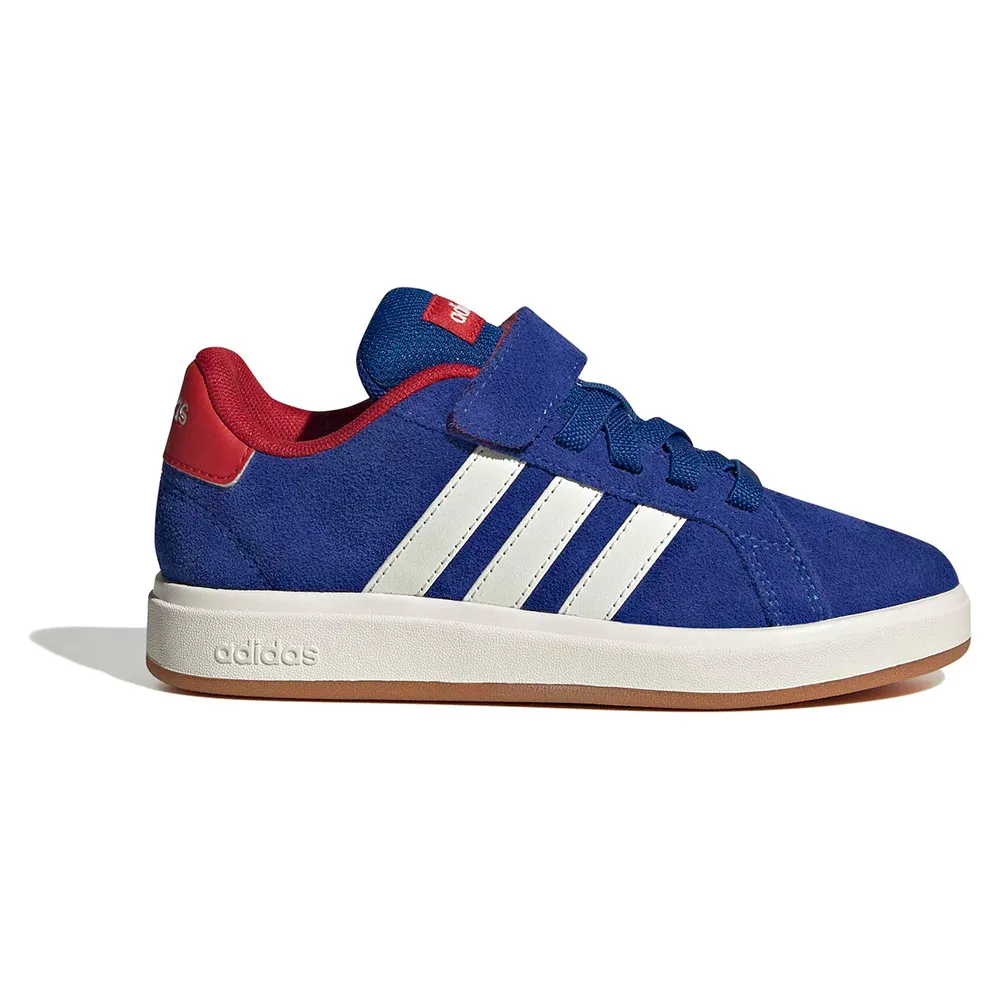 Adidas Grand Court Collegiate Royal / Off White / Better Scarlet (KJ9574)