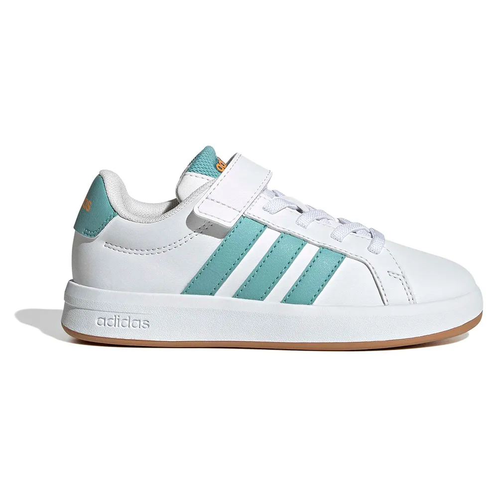 Adidas Grand Court Ftwr White / Mint Ton / Lucid Tangerine (KI7192)