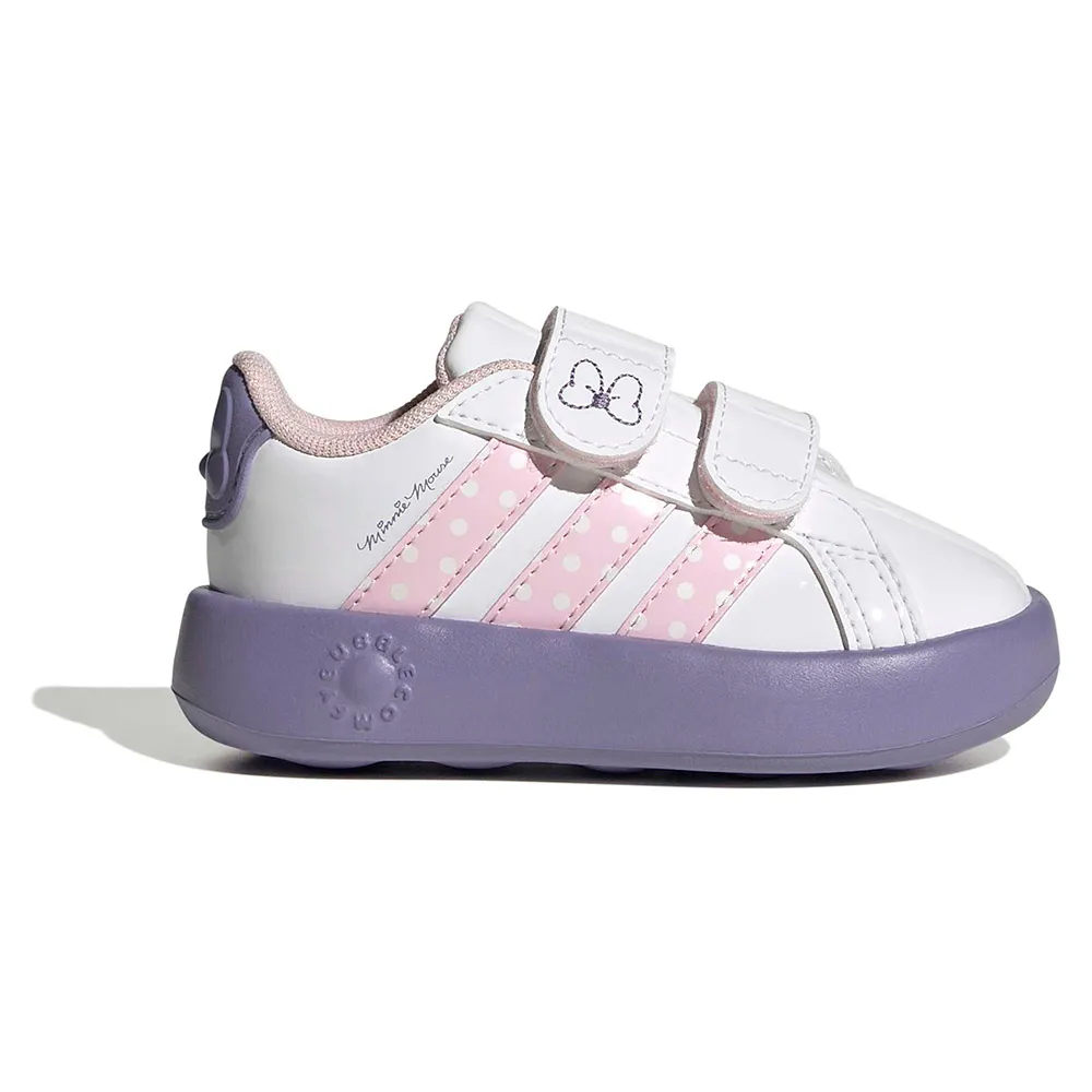 Adidas Grand Court Violetblauw / Rosa / Wit (KI9443)