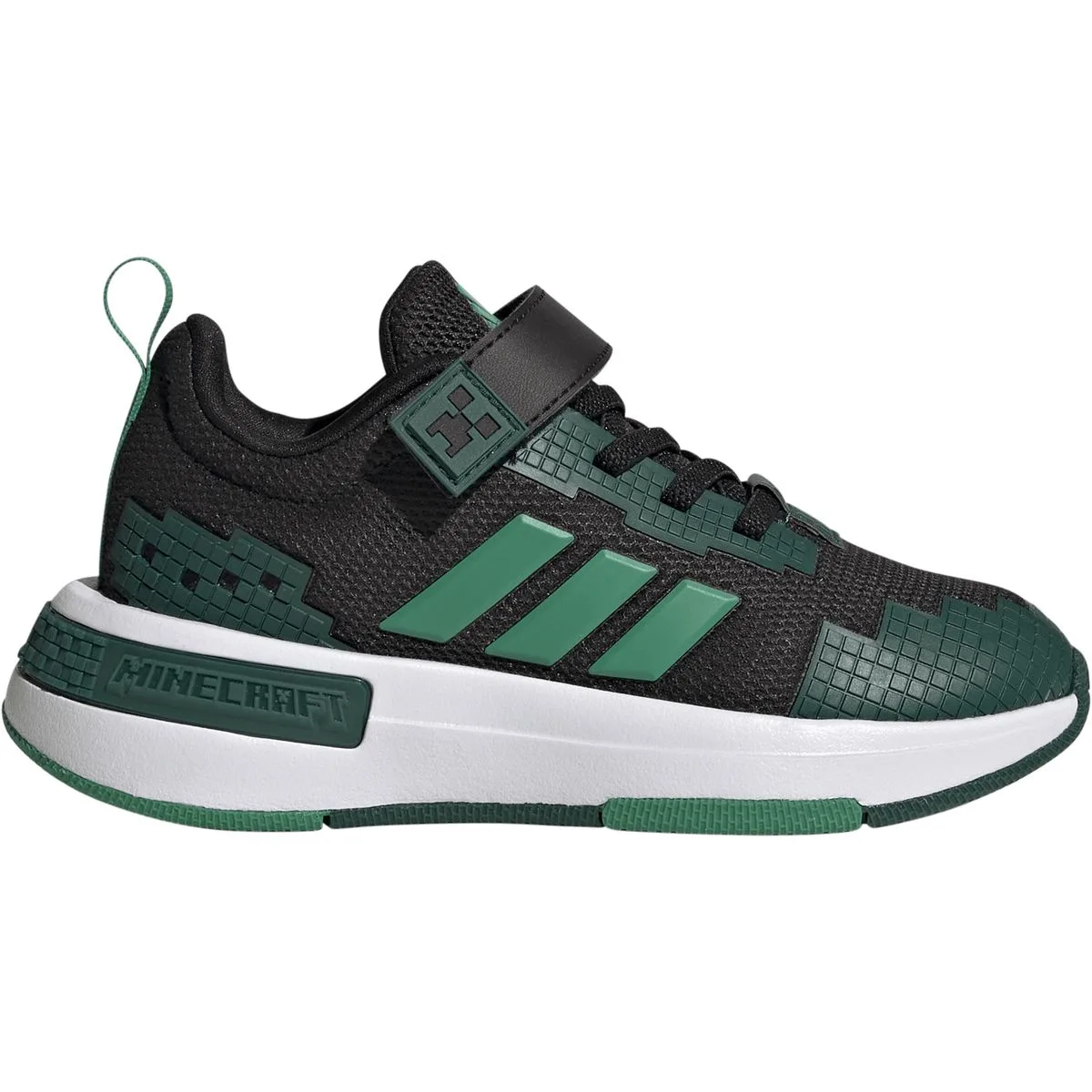Adidas Minecraft PRO Shoes Kinder Freizeitschuhe, schwarz, Größe 30 ½ (KK4642)