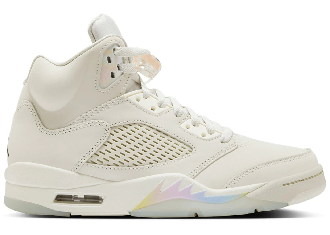 Air Jordan 5 White/Fire Red/White/Vintage Green/Rose (HF3183-001)