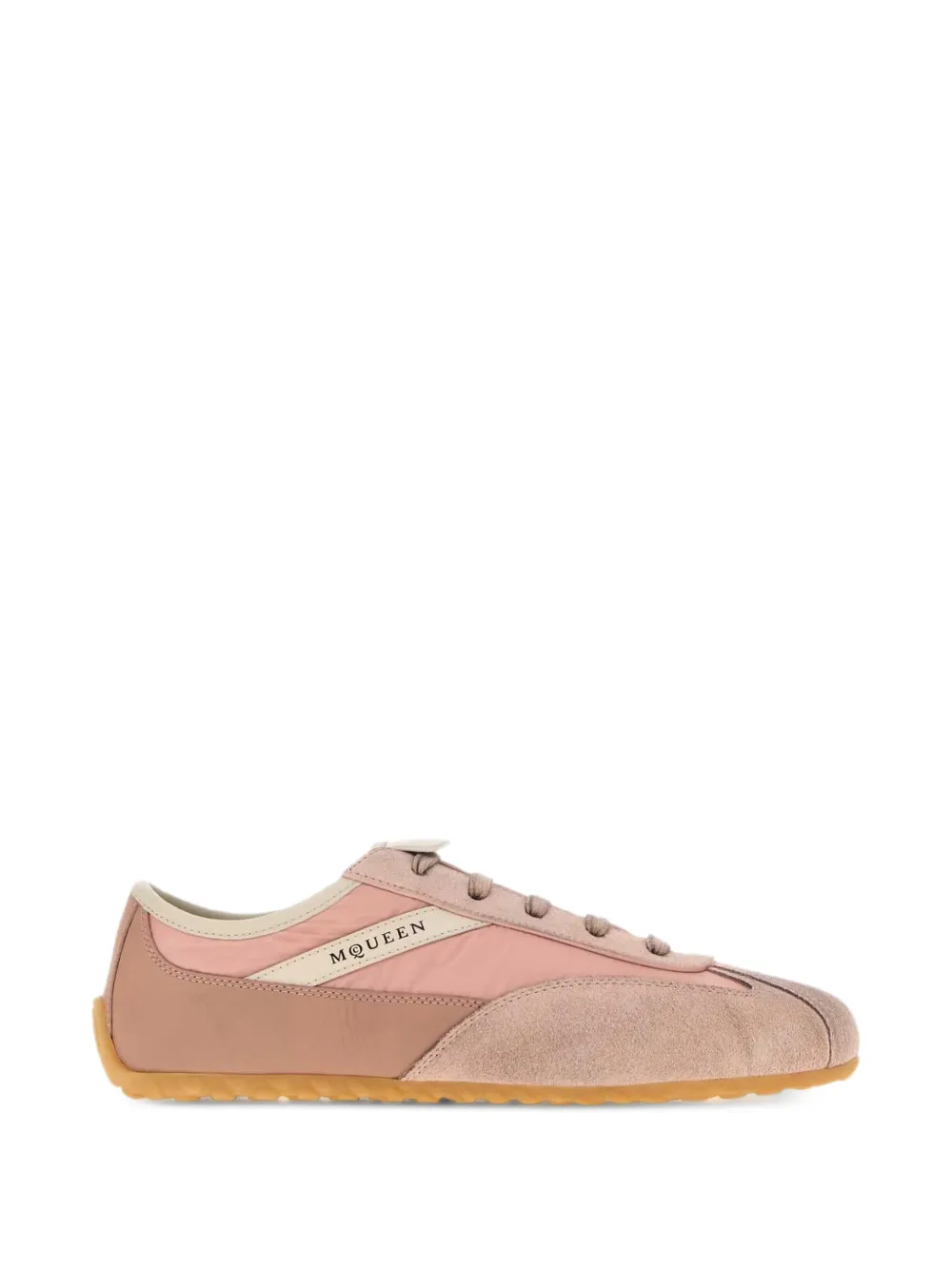 Alexander McQueen Boxe Sneakers aus Kalbswildleder – Braun (868495WIAKI)