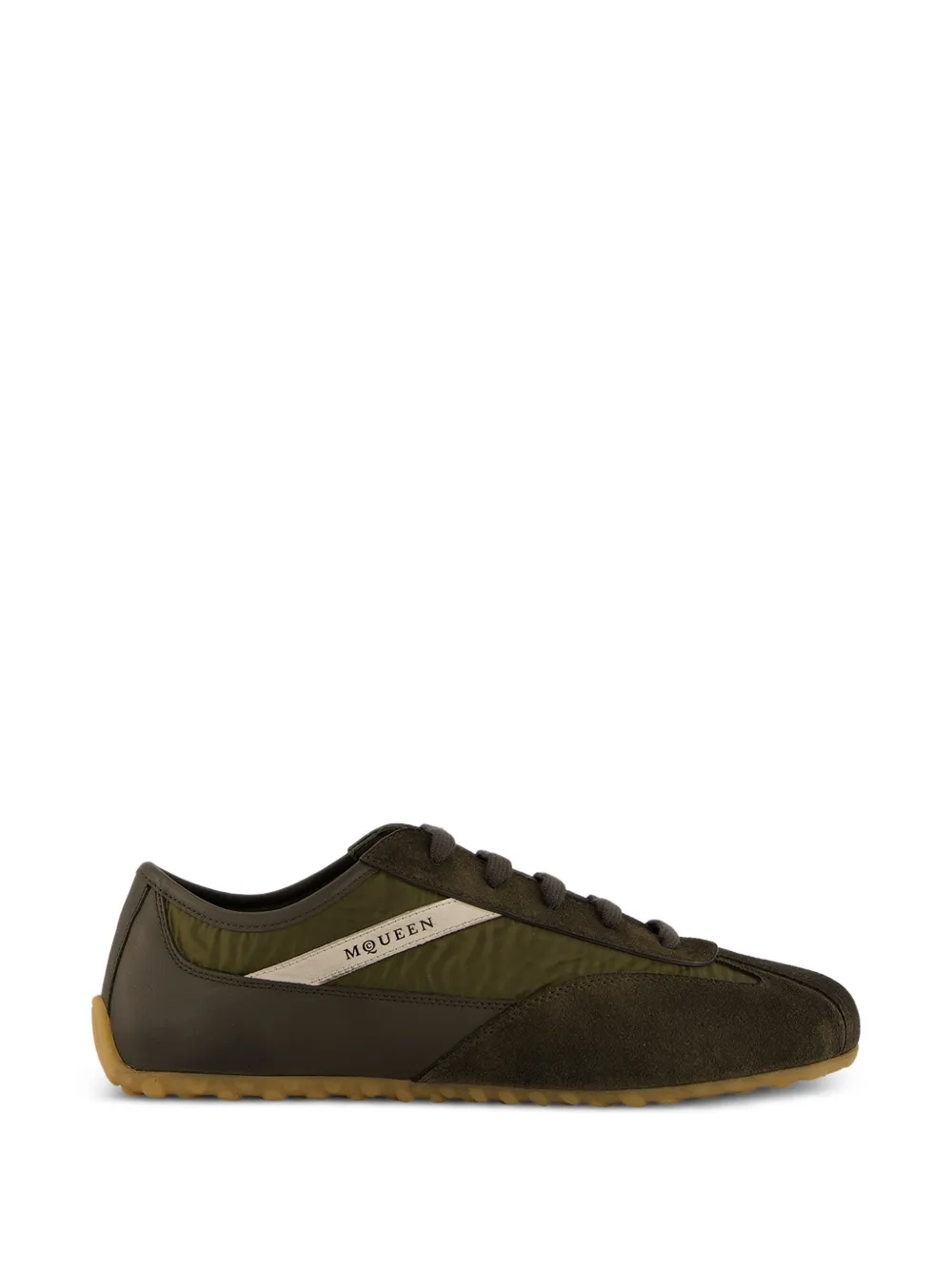 Alexander McQueen Denali leren sneakers – Groen (868496WIAK1)