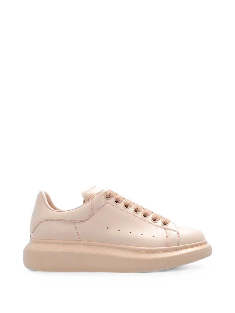 Alexander McQueen Oversized leren sneakers – Beige (718139WIEEM)