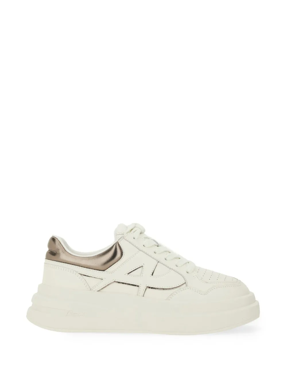 Ash Sneakers mit Logo-Patch – Weiß (ICONE02WHITEGLOSSYPEWT)