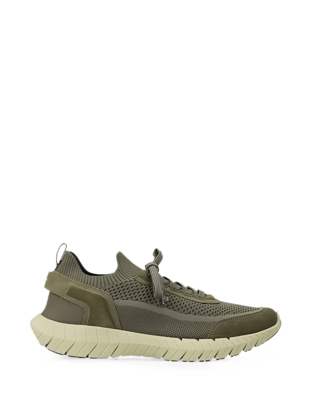 BOSS Gestrickte Motion Sneakers – Grün (50568943)