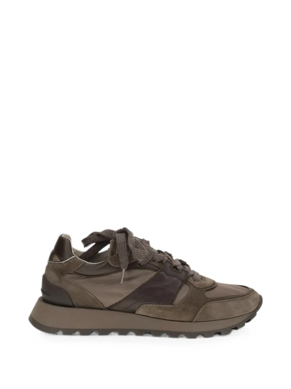 Brunello Cucinelli Sneakers mit runder Kappe – Braun (MZSFG3327C8769)