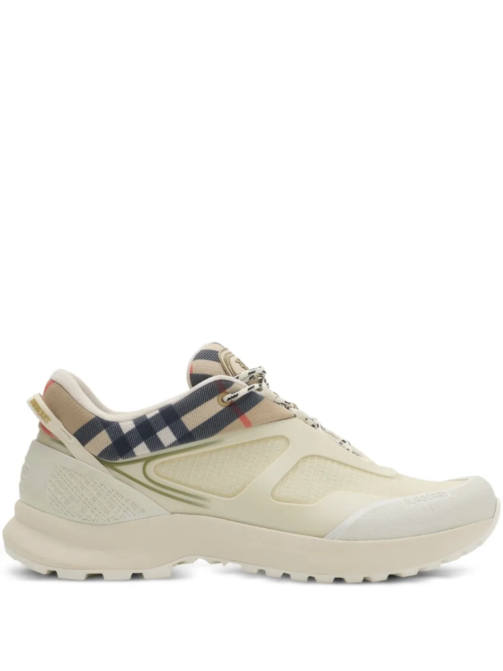 Burberry Check Sneakers aus Mesh – Nude (8119156)