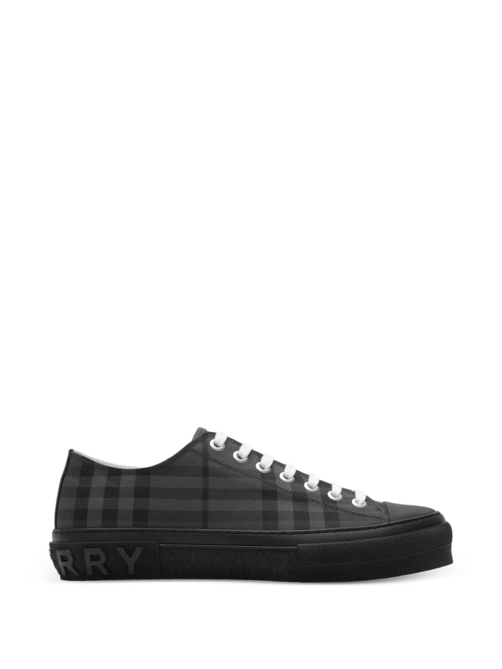 Burberry Check Sneakers aus Nylongemisch – Schwarz (8130255)