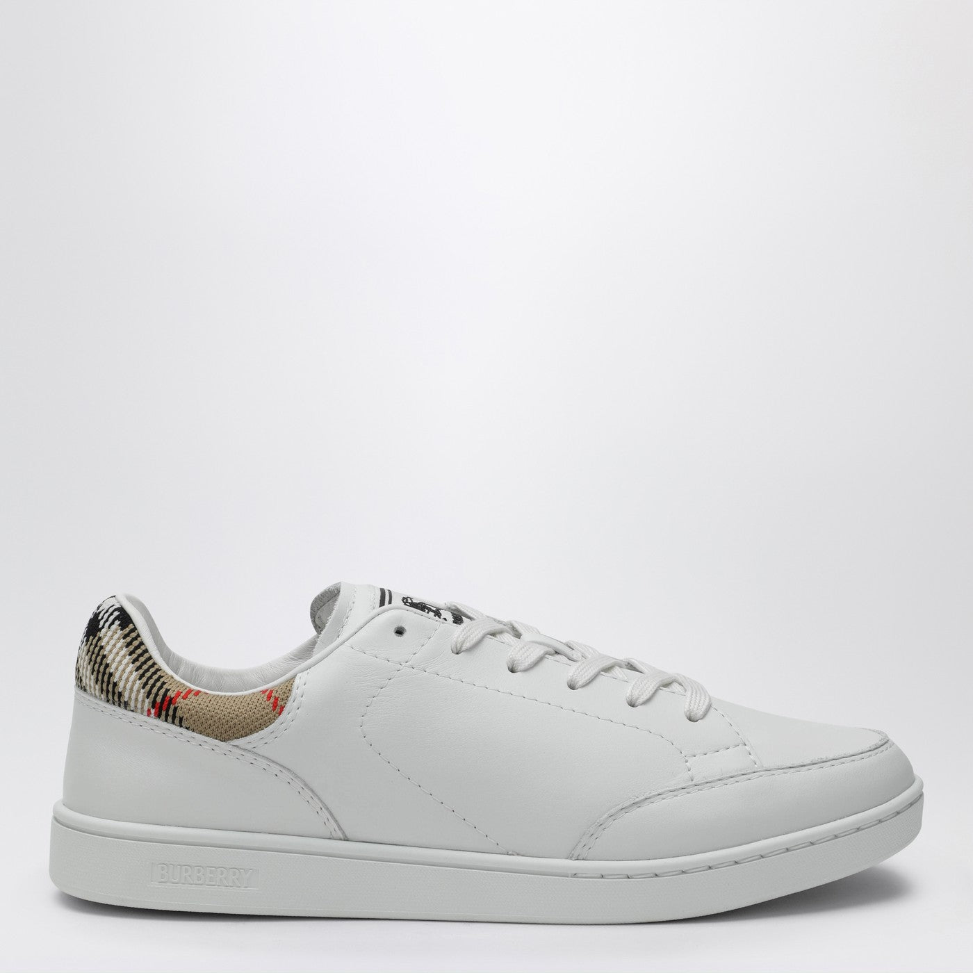 Burberry Set Sneakers in white leather and Check 8118865173274/S_BURBE-C4579_500-39