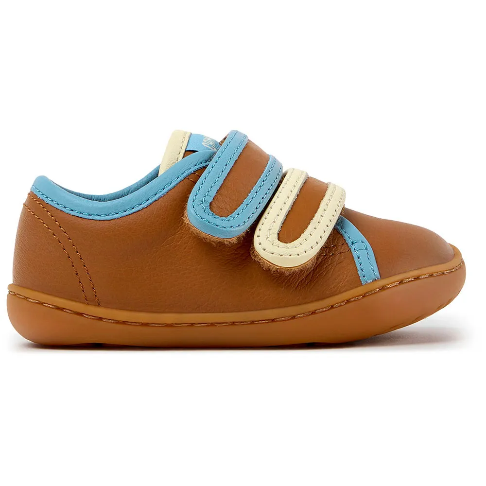 Camper sneaker Blauw / Bruin / Lichtgeel (K800666-008)